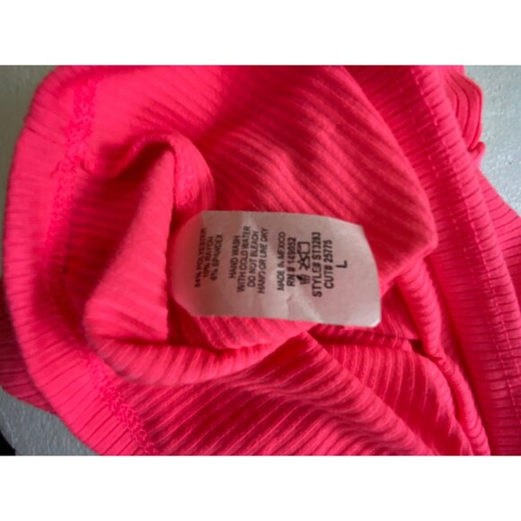 Fashion Nova Moving Forward Matching Set For Women Hot Pink Large‎ Sexy Neon Y2K - Picture 6 of 11